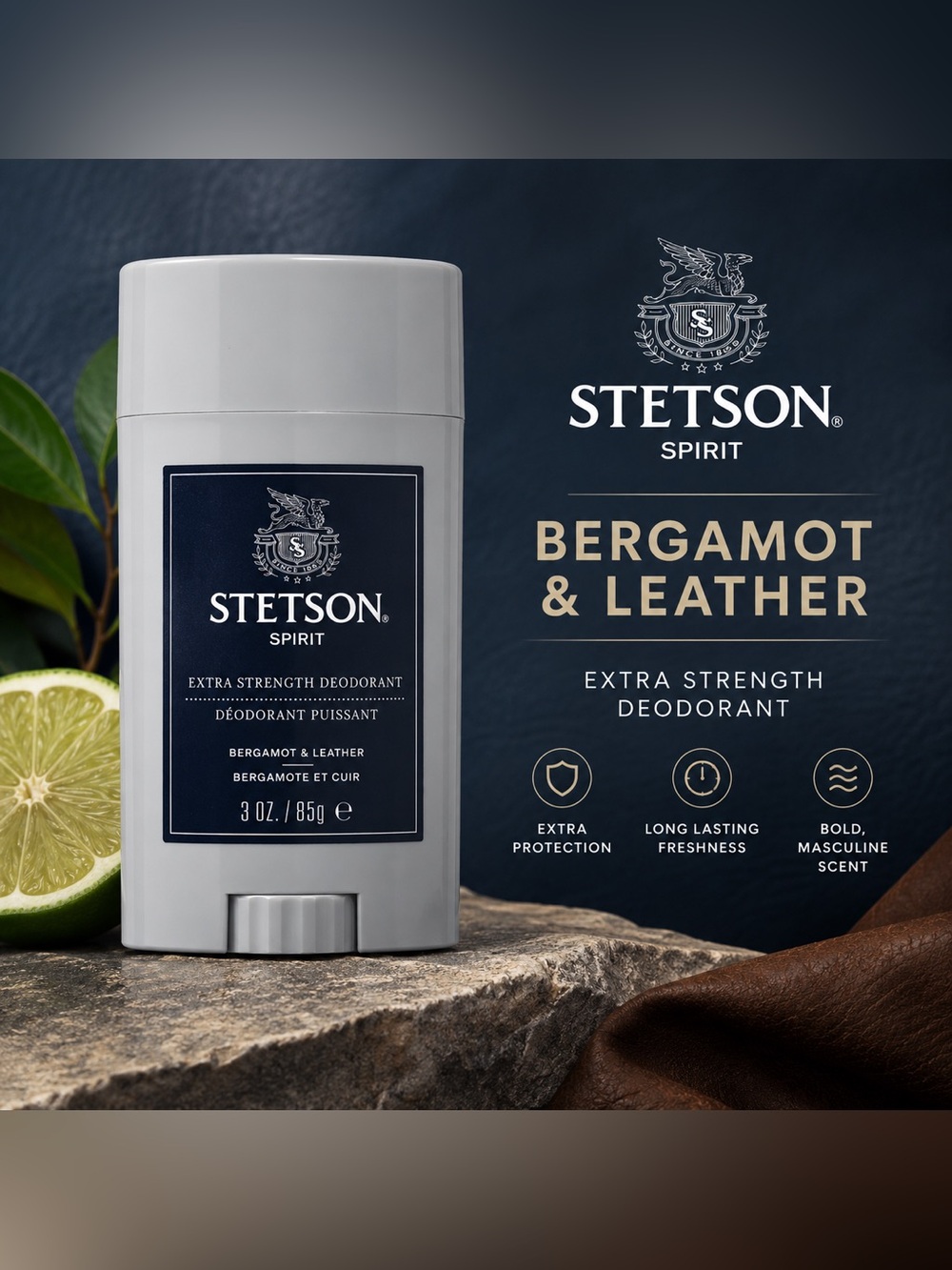 Stetson Body deodorant in Light Gray